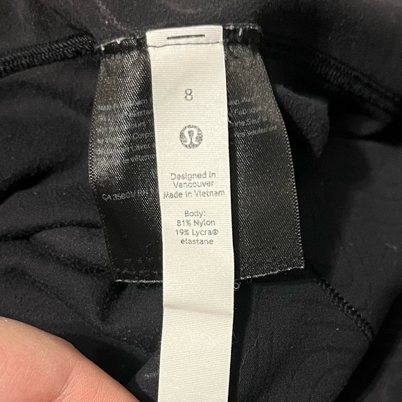 Lululemon Align High-Rise Crop 21" in Aqueous Emboss Black - Picture 7 of 10